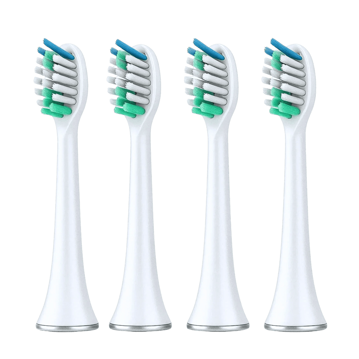 Sonic S100 Advanced™ Tandbørstehoveder – Hvide (4-pak) - ElektronikSpecialisten